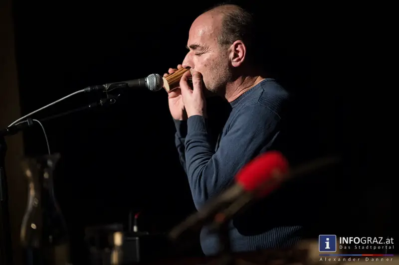 Kurt Palm im Grazer Literaturhaus am 21.1.2014 - Lesung 'Bring mir die Nudel von Gioachino Rossini' - 019