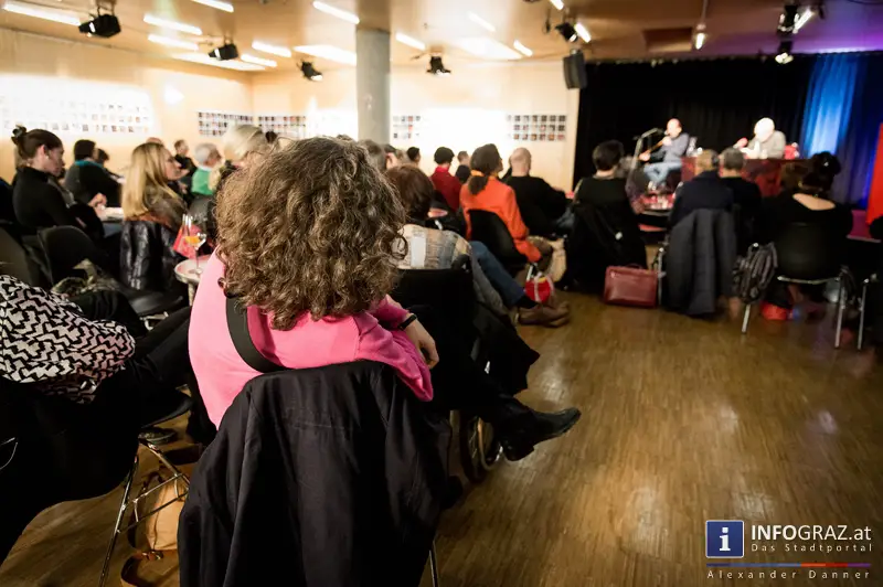 Kurt Palm im Grazer Literaturhaus am 21.1.2014 - Lesung 'Bring mir die Nudel von Gioachino Rossini' - 031