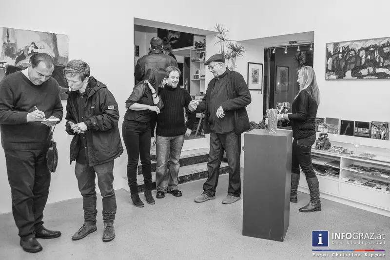 Ausstellungseröffnung 'Himmel über Sarajevo' in der Galerie 'Blaues Atelier' - 010