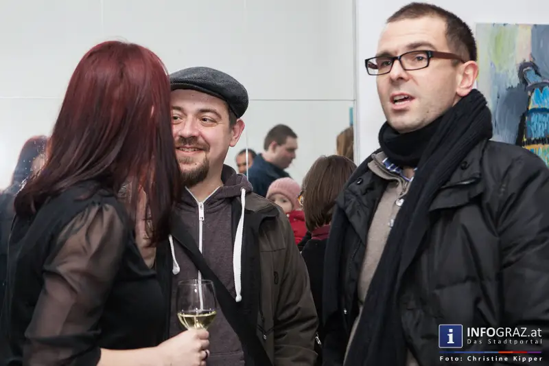 Ausstellungseröffnung 'Himmel über Sarajevo' in der Galerie 'Blaues Atelier' - 016