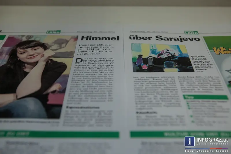 Ausstellungseröffnung 'Himmel über Sarajevo' in der Galerie 'Blaues Atelier' - 021