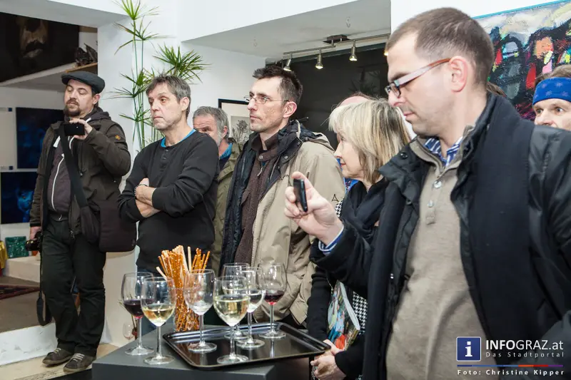 Ausstellungseröffnung 'Himmel über Sarajevo' in der Galerie 'Blaues Atelier' - 036