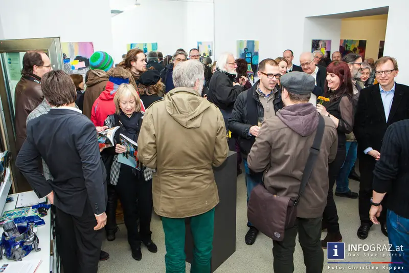 Ausstellungseröffnung 'Himmel über Sarajevo' in der Galerie 'Blaues Atelier' - 040