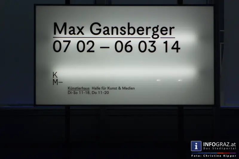 Künstlerhaus Graz - Opening Max Gansberger ‚frame by frame by frame‘ am 6.2.2014 - 001