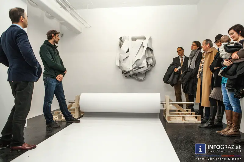 Künstlerhaus Graz - Opening Max Gansberger ‚frame by frame by frame‘ am 6.2.2014 - 022