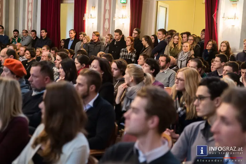 Wolfgang Schüssel im Meerscheinschlössl Graz am 11. Februar 2014 zum Thema ‚Europa im globalen Kontext‘. - 001