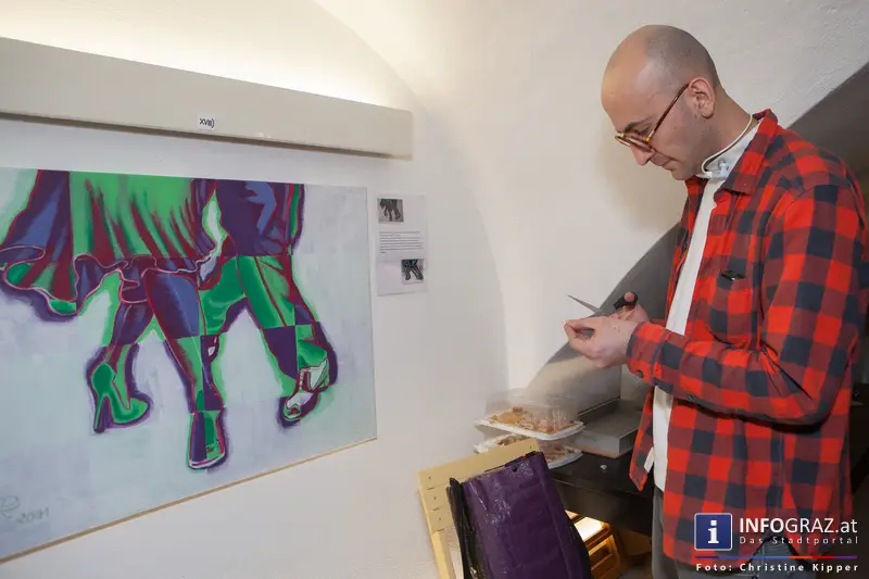 Ausstellungseröffnung ‚TANZ‘ in der Mariahilferstraße 24, Graz am 14. Februar 2014 - 068