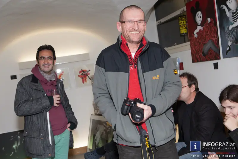 Ausstellungseröffnung ‚TANZ‘ in der Mariahilferstraße 24, Graz am 14. Februar 2014 - 061