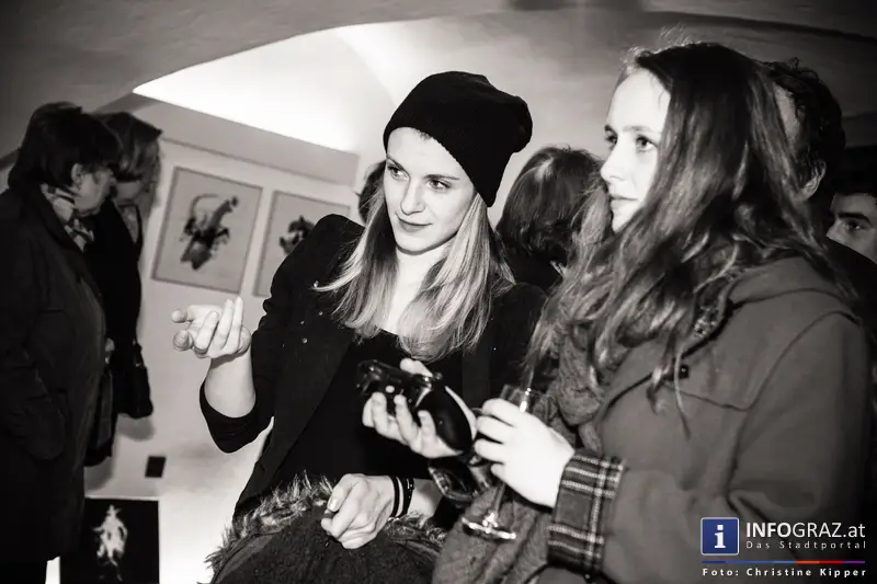 Ausstellungseröffnung ‚TANZ‘ in der Mariahilferstraße 24, Graz am 14. Februar 2014 - 056