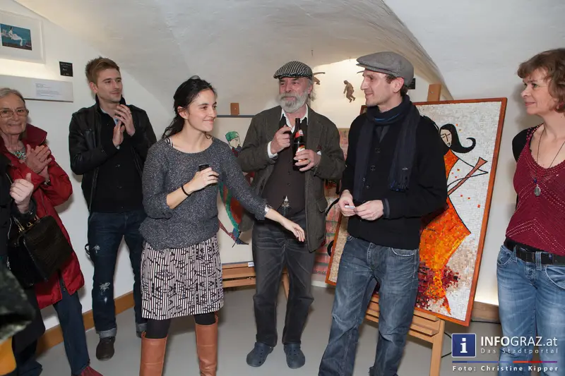 Ausstellungseröffnung ‚TANZ‘ in der Mariahilferstraße 24, Graz am 14. Februar 2014 - 025