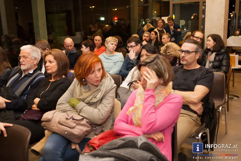 Ein Abend für Selberdenker - Lesung mit Gerhard Scheucher - Stadtbibliothek Graz-West am 25.2.2014 - 006