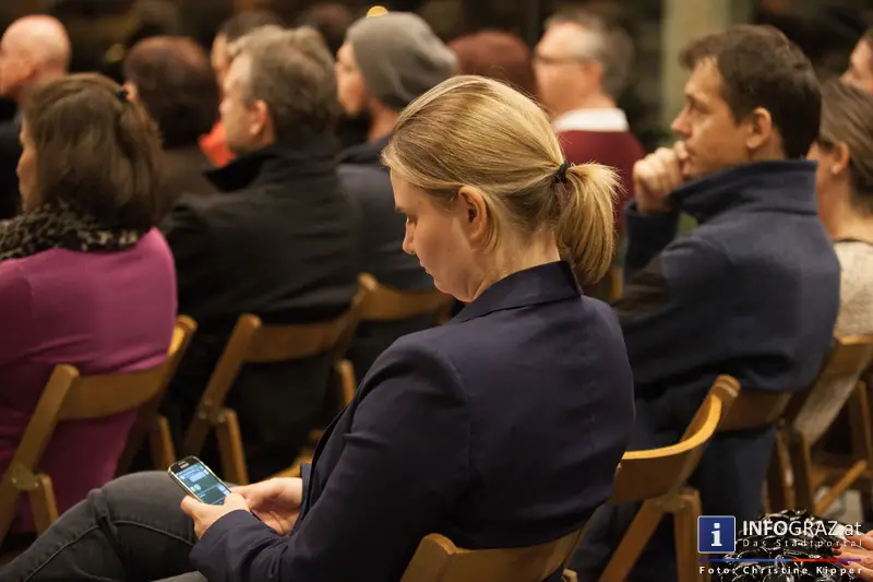 Ein Abend für Selberdenker - Lesung mit Gerhard Scheucher - Stadtbibliothek Graz-West am 25.2.2014 - 015
