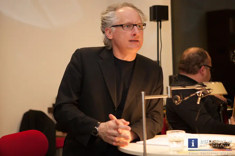 Ein Abend für Selberdenker - Lesung mit Gerhard Scheucher - Stadtbibliothek Graz-West am 25.2.2014 - 016
