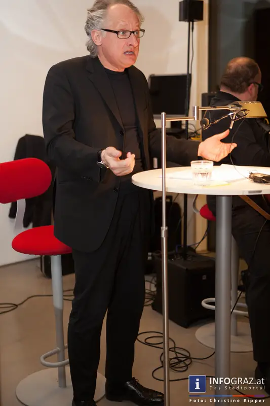 Ein Abend für Selberdenker - Lesung mit Gerhard Scheucher - Stadtbibliothek Graz-West am 25.2.2014 - 017