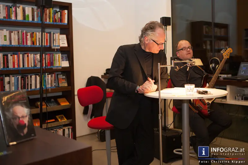 Ein Abend für Selberdenker - Lesung mit Gerhard Scheucher - Stadtbibliothek Graz-West am 25.2.2014 - 018