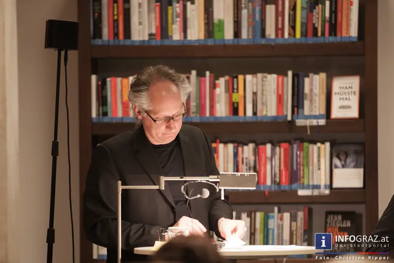 Ein Abend für Selberdenker - Lesung mit Gerhard Scheucher - Stadtbibliothek Graz-West am 25.2.2014 - 020