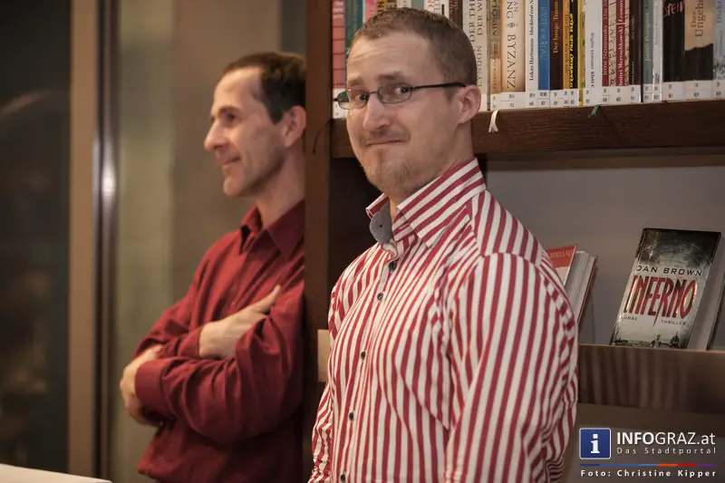 Ein Abend für Selberdenker - Lesung mit Gerhard Scheucher - Stadtbibliothek Graz-West am 25.2.2014 - 021