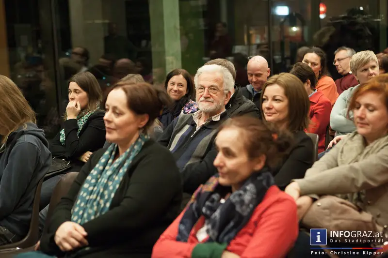 Ein Abend für Selberdenker - Lesung mit Gerhard Scheucher - Stadtbibliothek Graz-West am 25.2.2014 - 027