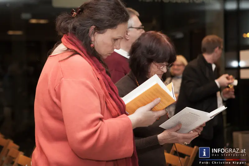 Ein Abend für Selberdenker - Lesung mit Gerhard Scheucher - Stadtbibliothek Graz-West am 25.2.2014 - 047