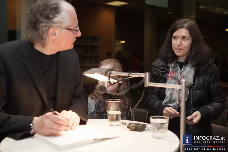 Ein Abend für Selberdenker - Lesung mit Gerhard Scheucher - Stadtbibliothek Graz-West am 25.2.2014 - 050