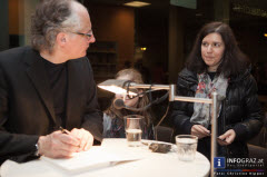Lesung mit Gerhard Scheucher - Ein Abend für Selberdenker lesung,gerhard scheucher,ein abend für selberdenker,stadtbibliothek graz west,25.2.2014,autor,aktuellen werken,frühstück mit einem clown,ein irrer schreitet die parade ab,zur kunst des scheiterns