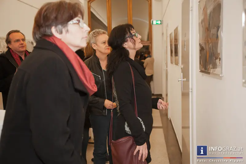 Vernissage Aurelia Meinhart in der Galerie Sigmund Freud am 26.2.2014 - 017