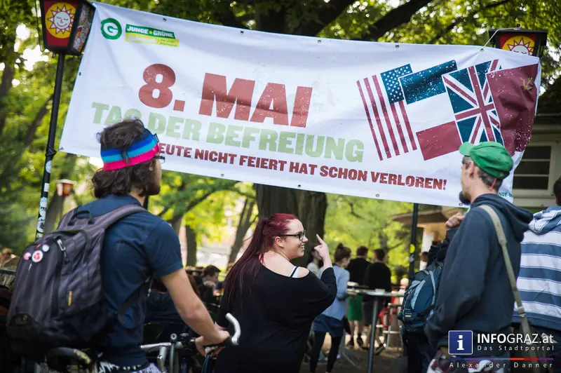 8. MAI - TAG DER BEFREIUNG - Vortrag zur Gedenkkultur in Österreich und anschließende Party – Parkhouse Graz - 003