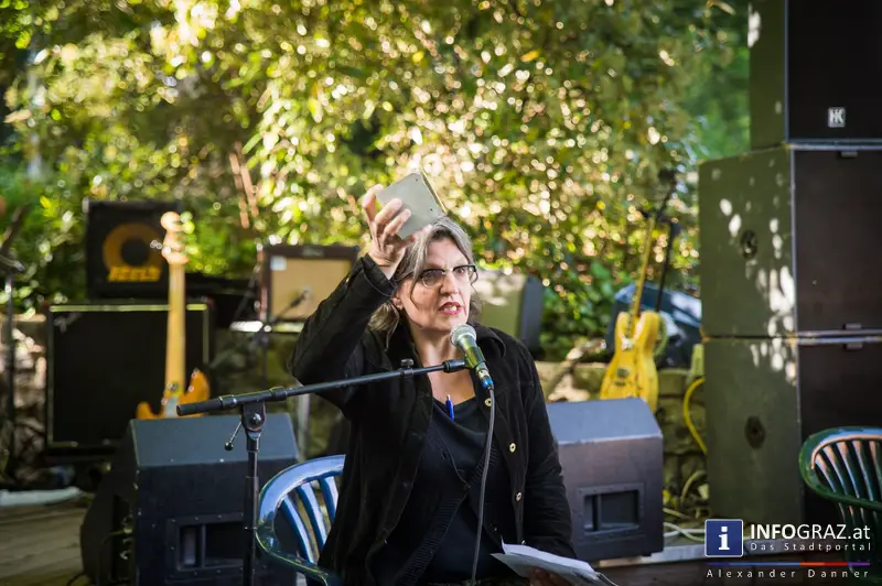 8. MAI - TAG DER BEFREIUNG - Vortrag zur Gedenkkultur in Österreich und anschließende Party – Parkhouse Graz - 028