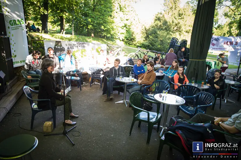 8. MAI - TAG DER BEFREIUNG - Vortrag zur Gedenkkultur in Österreich und anschließende Party – Parkhouse Graz - 043