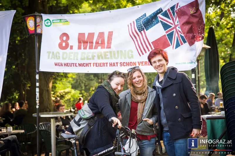 8. MAI - TAG DER BEFREIUNG - Vortrag zur Gedenkkultur in Österreich und anschließende Party – Parkhouse Graz - 044