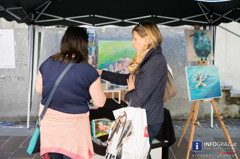 KUNST Markt der Kunst Meile Graz am Schloßbergplatz, 10.5.2014 - 005