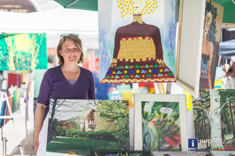 KUNST Markt der Kunst Meile Graz am Schloßbergplatz, 10.5.2014 - 022