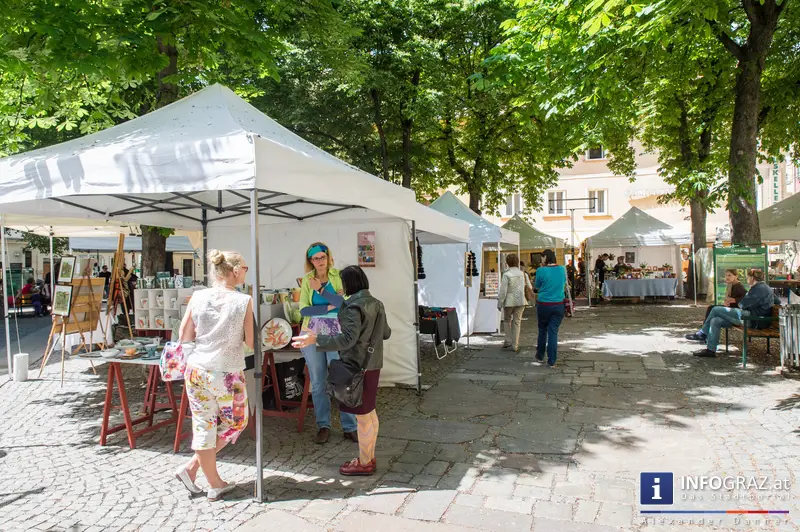 KUNST Markt der Kunst Meile Graz am Schloßbergplatz, 10.5.2014 - 056