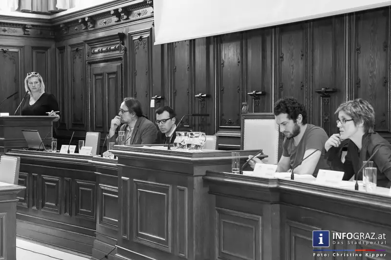 Enquete ‚Humanitäres Bleiberecht‘ - Gemeinderatssaal des Grazer Rathauses - 20. Mai 2014 - 028