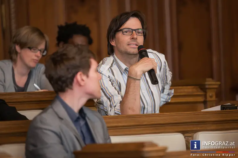 Enquete ‚Humanitäres Bleiberecht‘ - Gemeinderatssaal des Grazer Rathauses - 20. Mai 2014 - 034
