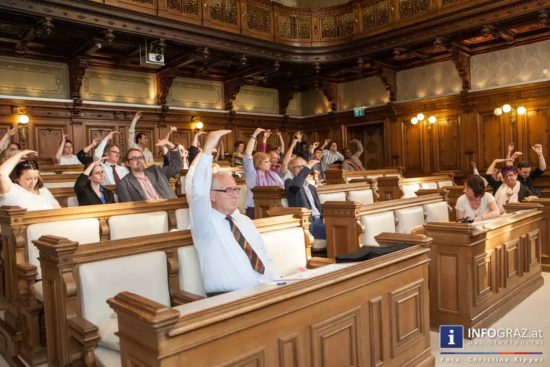 Enquete ‚Humanitäres Bleiberecht‘ - Gemeinderatssaal des Grazer Rathauses - 20. Mai 2014 - 074