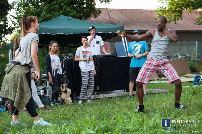 LIVIN STREETS Finissage Graz - Party im Taggerwerk am 18. Juli 2014 - 029