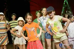 musicalwerkstatt graz,der wetterzauberwald,theater am lend,requisiten,spürbares zusammengehörigkeitsgefühl,vorstellung,einblick,werk, organisation,chor