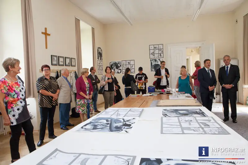 Tag des offenen Ateliers in Stift Rein am 31. Juli 2014 - 041