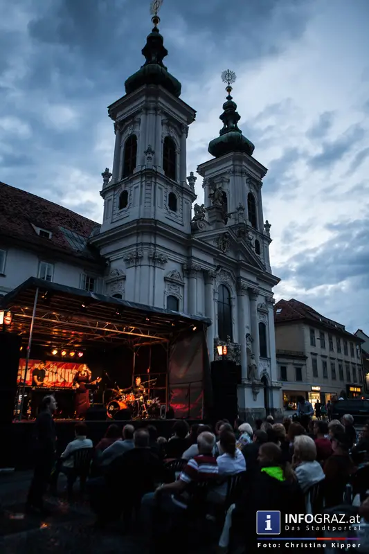 Weltmusik - live am Mariahilferplatz - HUMAN DONG @ Murszene 2014 am 9. August 2014 - 050