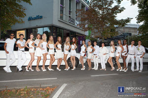 fête blanche graz 2014,exclusives dinner in white,beats internationaler dj’s,da:herbst & severin,crazibiza,partylaune,balearische klänge