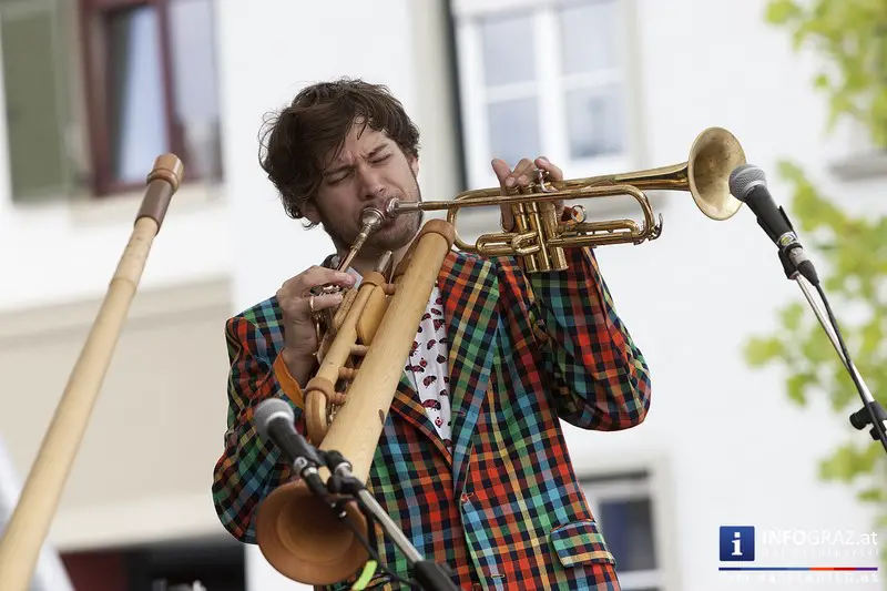 Abschlusstag bei Most + Jazz, Jazzfest der Stadt Fehring am Sonntag, 7. September 2014 - 010