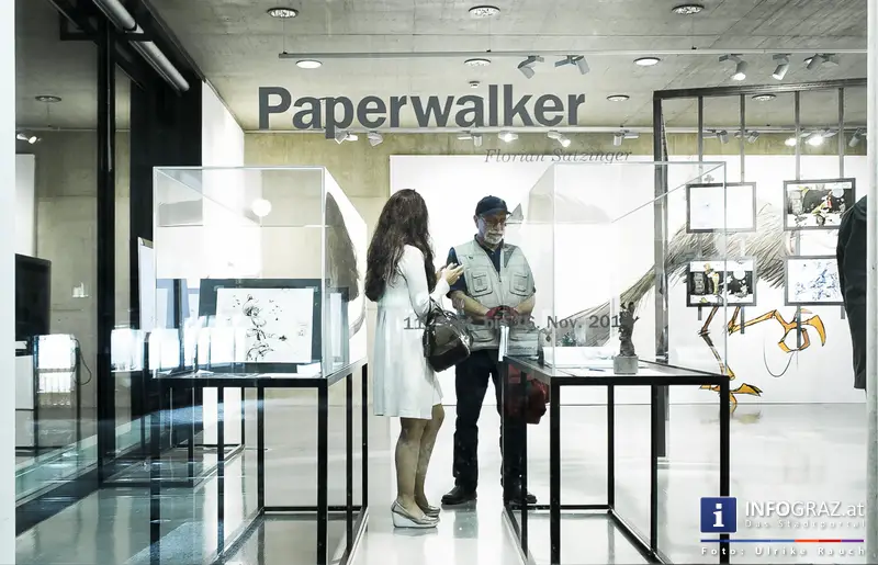 Paperwalker - Werkschau von Florian Satzinger im Designforum Graz – Eröffnung am 10. September 2014 - 031