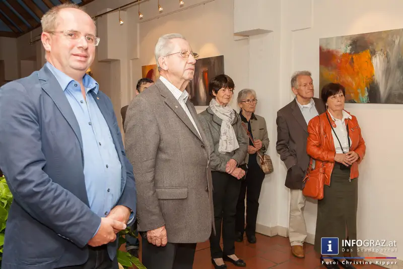 Ausstellungseröffnung ‚Einblicke‘ von Dénes Kovács am 17.9.2014 in der Ganggalerie St. Salvator - 039