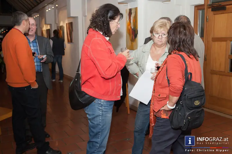 Ausstellungseröffnung ‚Einblicke‘ von Dénes Kovács am 17.9.2014 in der Ganggalerie St. Salvator - 043