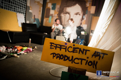 ...bis in die späten Stunden gab es Konzerte und DJ-lines grazer brassband buena banda, 26. september 2014,manege,jonglage,akrobatik,tanz,sketches,mad circus project 2014,kunst- und kulturzentrum papierfabrik graz