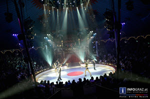 scheint die zeit stehen zu bleiben,grazer messegelände,atemberaubende akrobatik,jonglierkunst,circus roncalli graz,time is honey