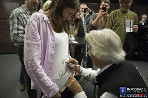 künstler,fans,signieren, Freitag,7. November 2014,john mclaughlin & the 4th dimension,kunsthaus weiz,