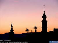 Silhouetten von Graz,sehenswürdigkeiten graz,grazer kirchen,stadtpfarrkirche, dom