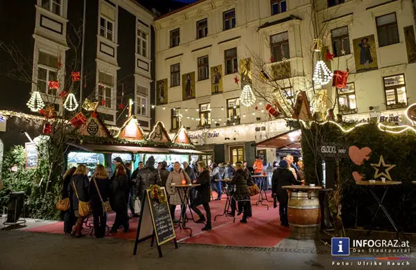atmosphäre,adventmärkte graz,christkindlmärkte,leuchtende kristalle,glockenspielplatz,steiermark,tummelplatz,vielfalt